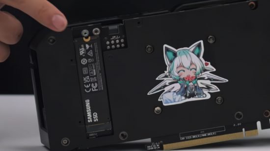 ASUS : RTX 4060 Ti avec emplacement SSD M2 Intégré!